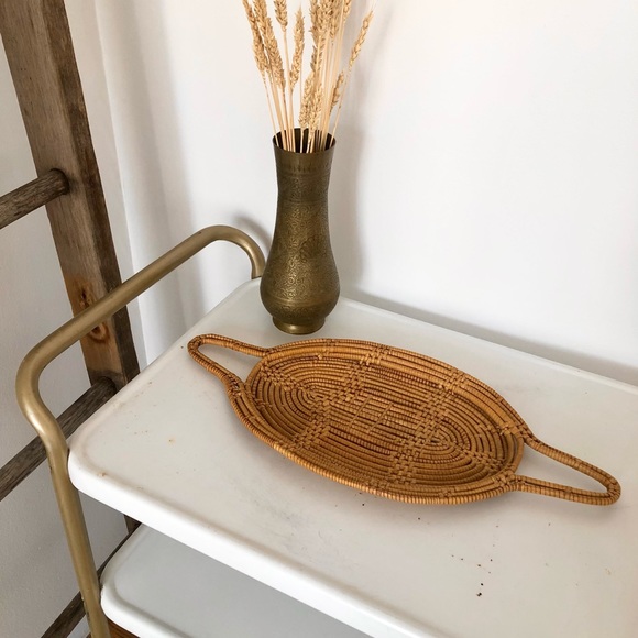 Vintage Woven Tray